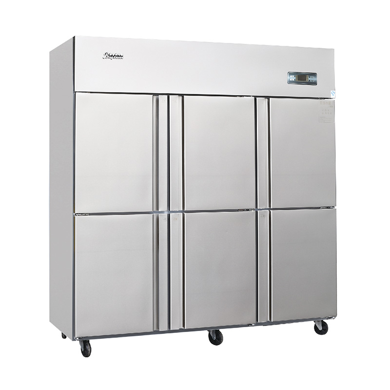 European air cooled six door refrigerator