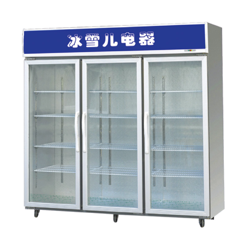 Three door display cabinet (light box)